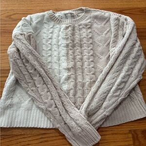 Super cozy sweater! Cream colors, size medium